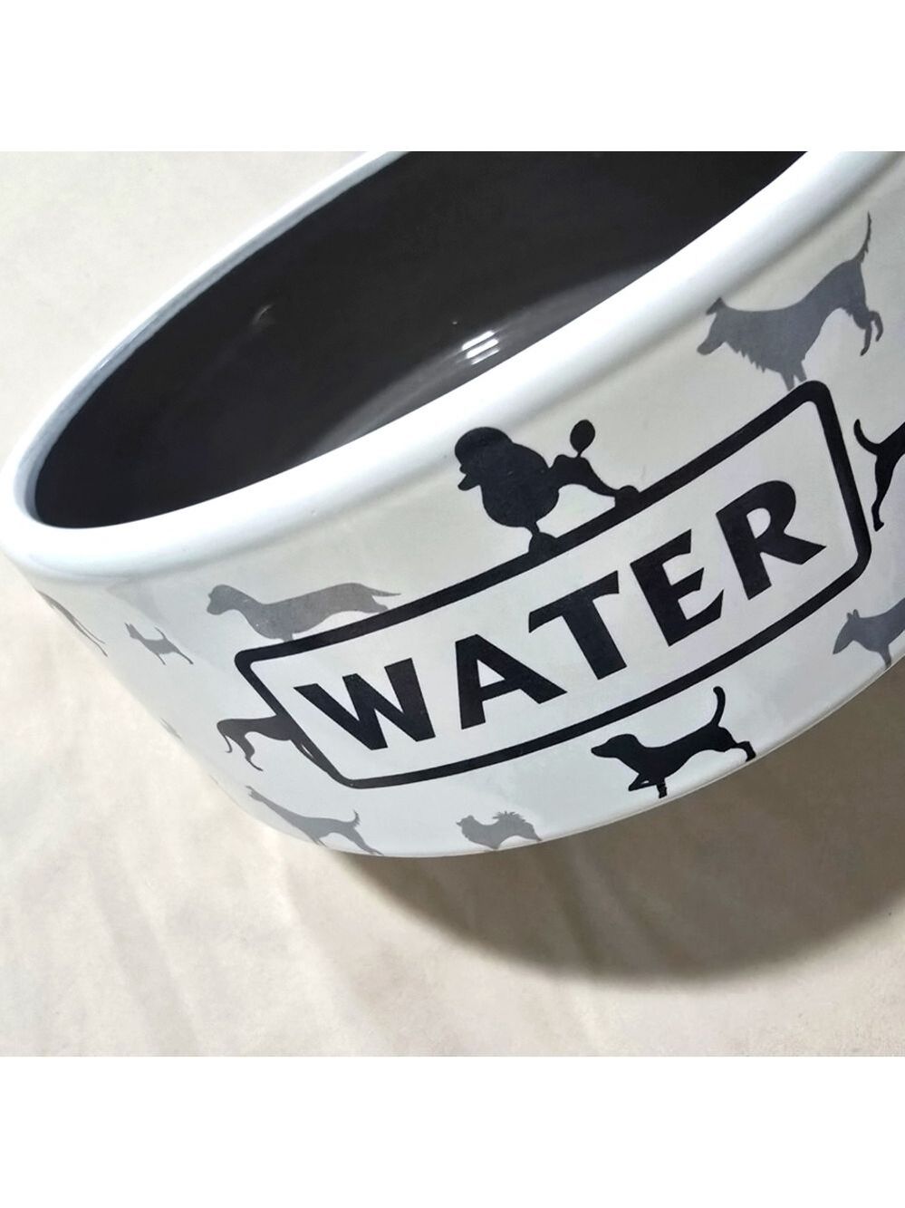 Paw Stone Dog Water Bowl